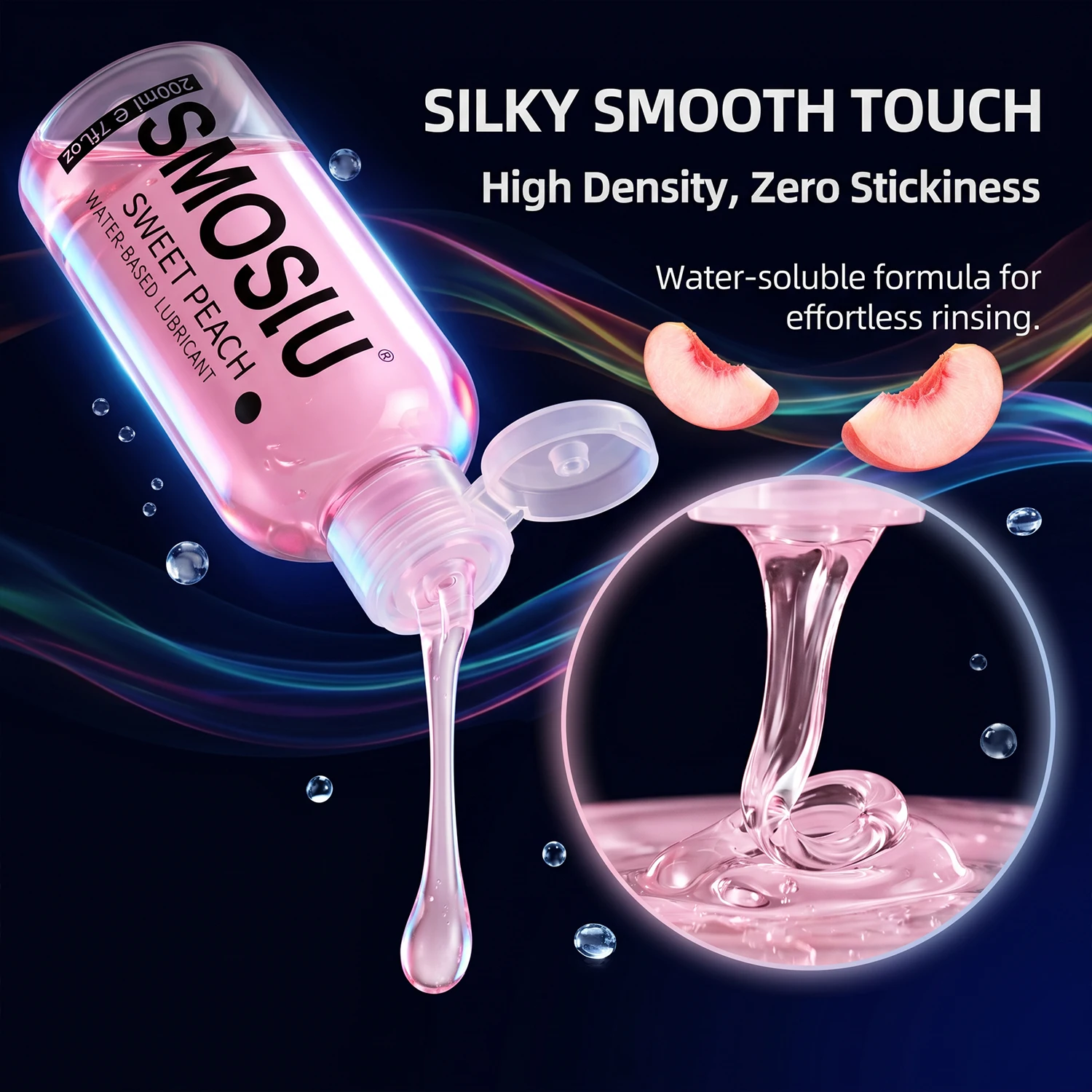 10-Flavor Water Based Personal Lubricantion 200ml  Body Massage Oil for Men, Sexy Fruit Flavored Intimate Gel, Easy Clean view 3