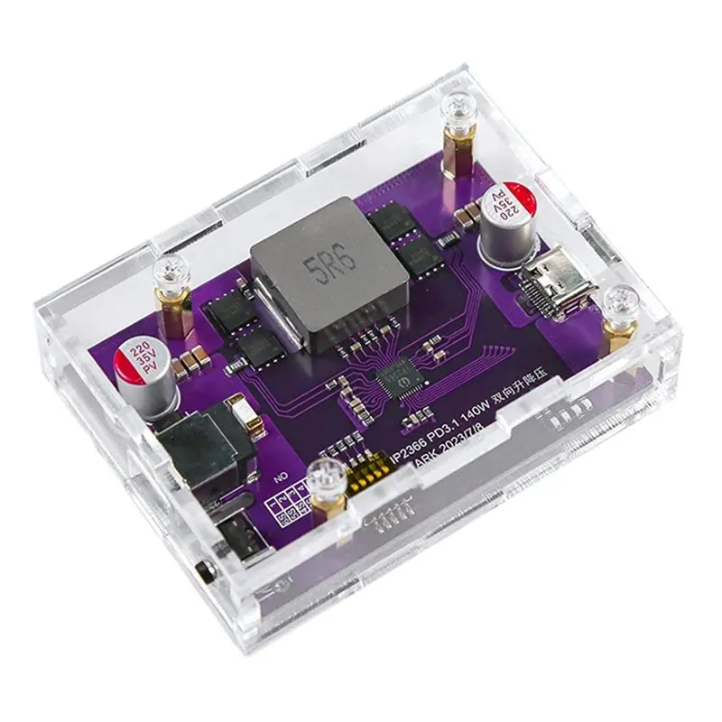 B27B PD3.1 140W Power Bank DIY Module 2S/3S/4S/5S/6S Switchable IP2366 Bidirectional Boost Li-Battery Fast Charging Module