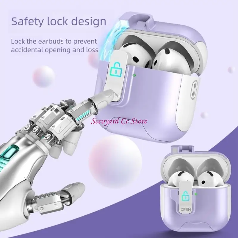 N3UC Shockproof Cover For Pro3 Model Earbuds Case Hiddens Secure Lock Design Holder