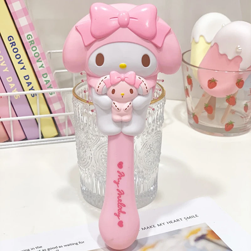 Sanrio Cartoon Hello Kitty Leuke haarborstel Antistatische peuterkam Haarborstel met luchtkussen Ontklitterborstel voor volwassenen en kinderen