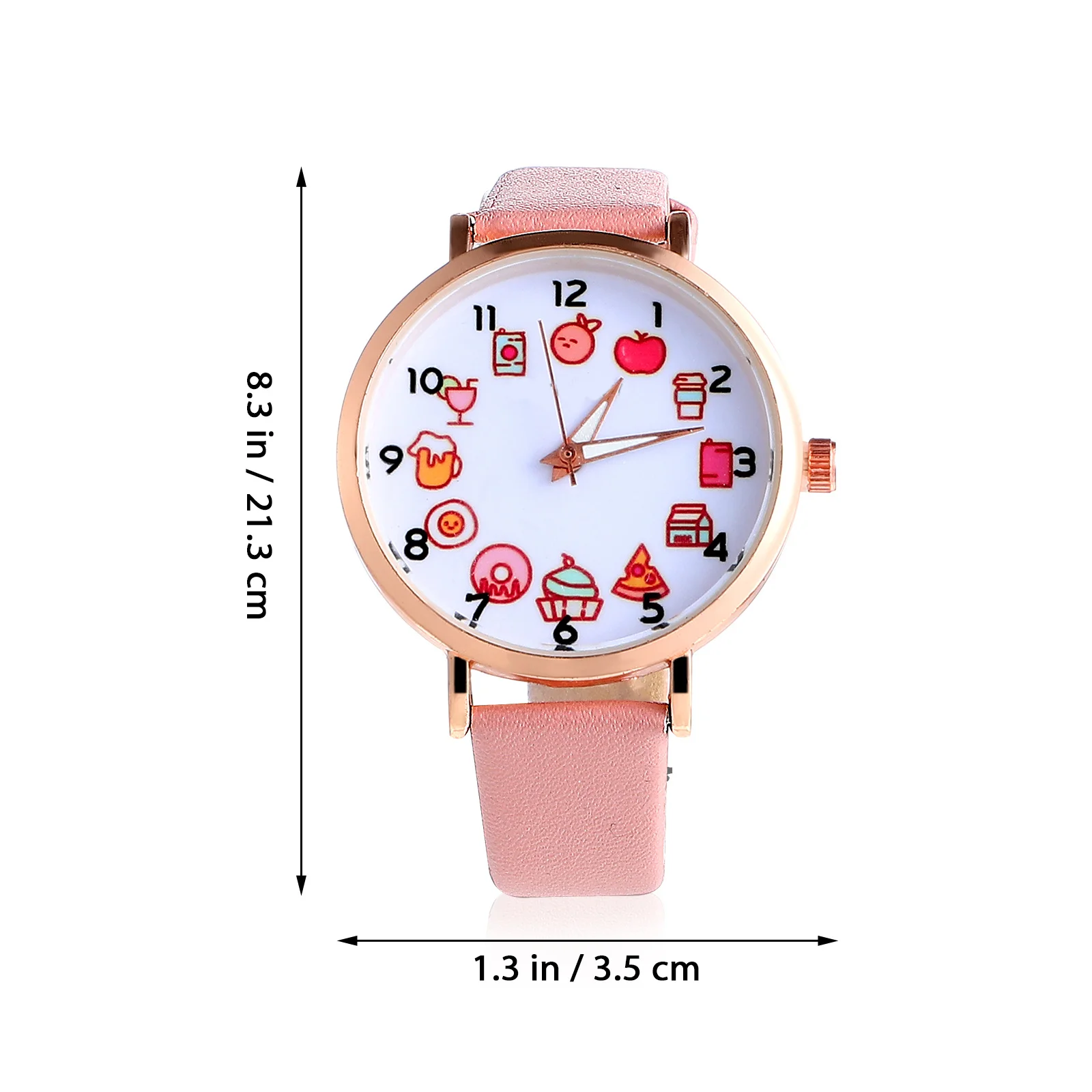 Cartoon Watch for Quartz Movement Watch with Exquisite Beads Bells Bracelet Stylish Birthday 's Day Gifts