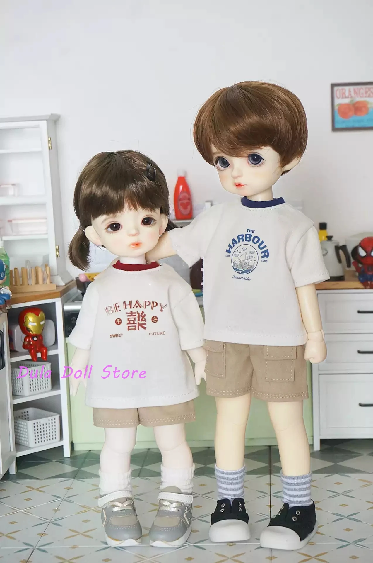 Dula Doll Clothes Dress Summery short-sleeved pieces Azone Licca ICY JerryB gl4 1/6 6 points Bjd Doll Accessories