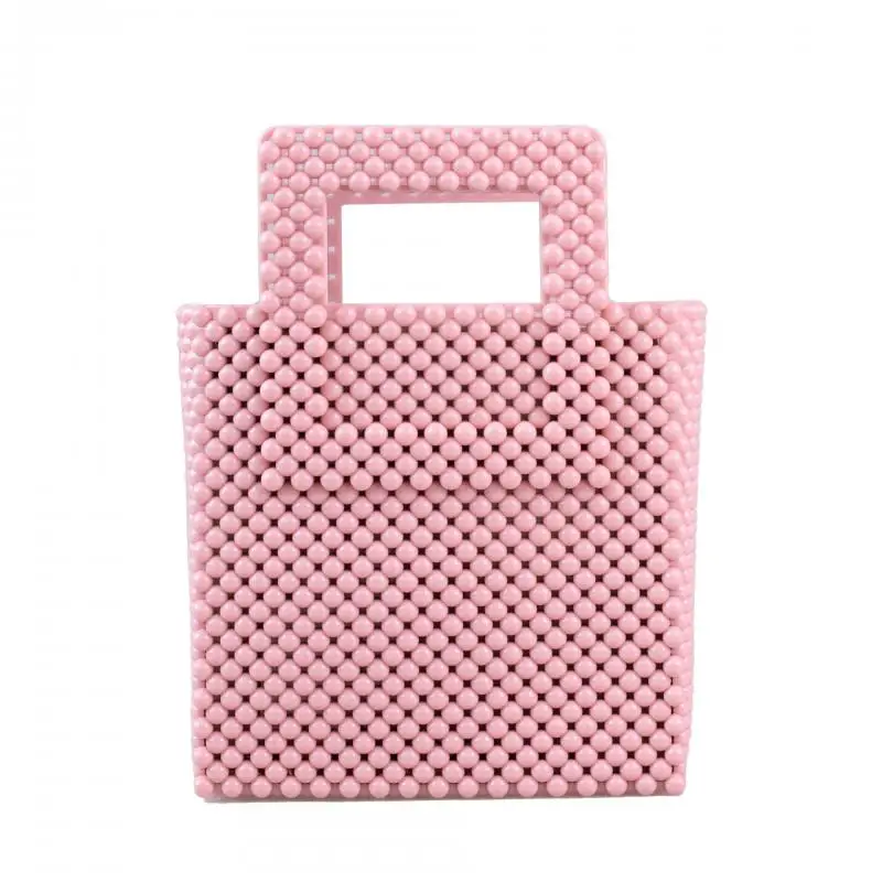 New Fashion Jelly Bags Pvc Weave Handbagsfemale Shoulder Bags Crossbody Bags Durable Dirt Easy Wash Leisure Women Square Bag ﻿