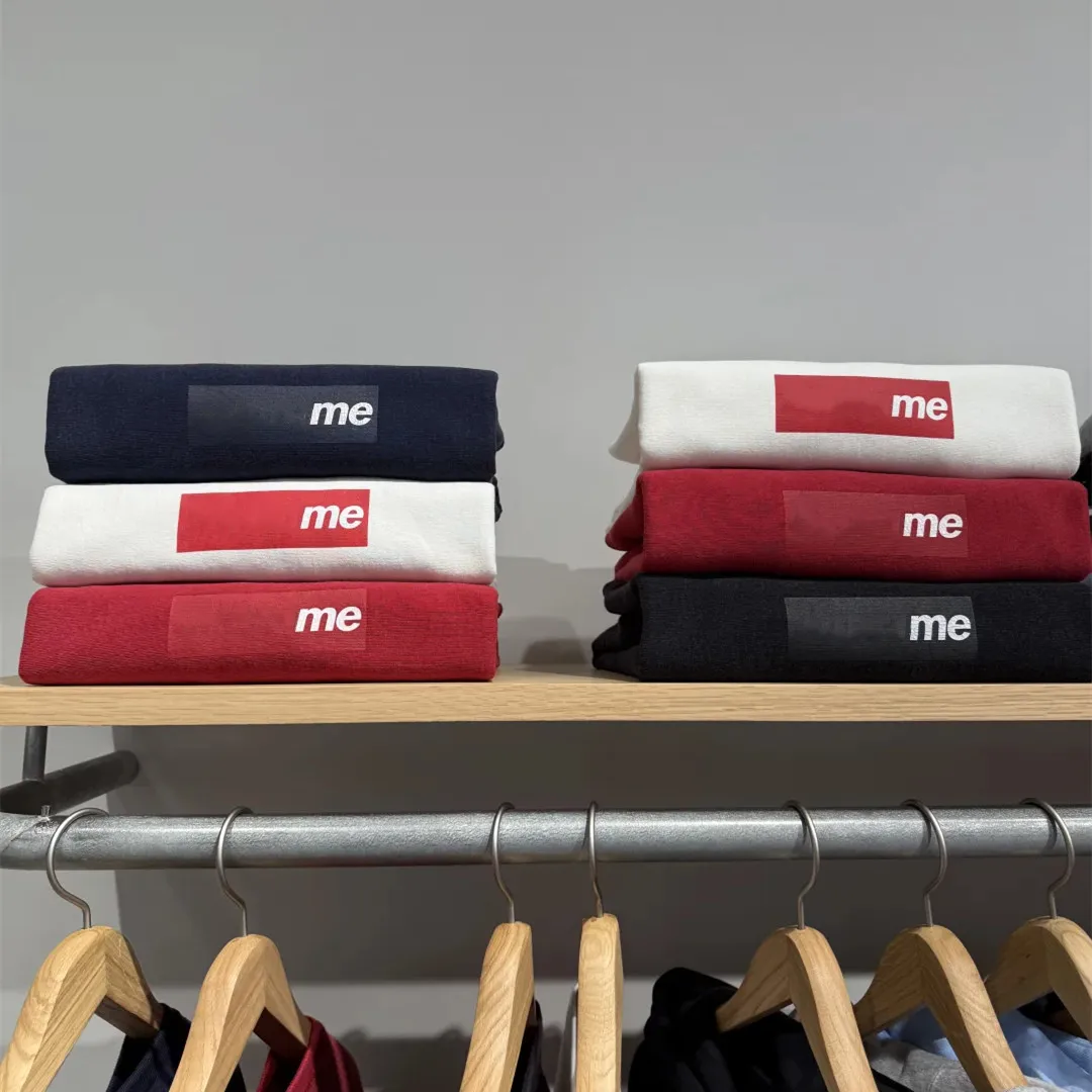 

High Quali Waed Box Logo 25ss Men's Crew Ne Sweatirt Cra Pattern Lettering ex Casual Comfortable Breathable