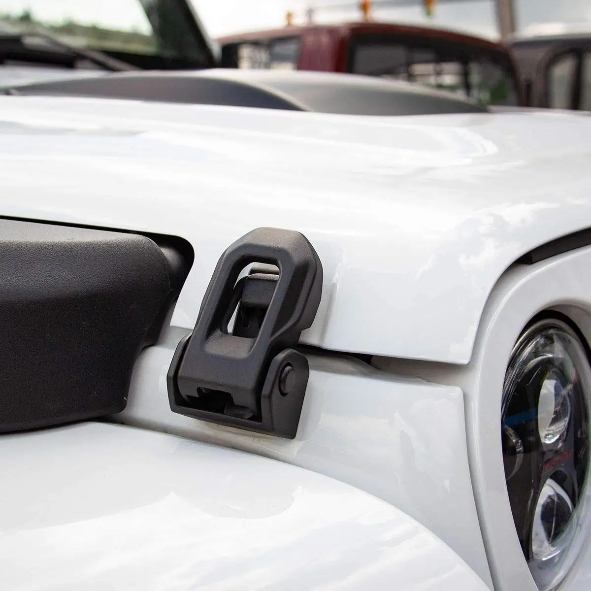 

For Jeep Wrangler JK JL 2007-2019 Hood Lock Car Hood Lock Hood Modification Accessories