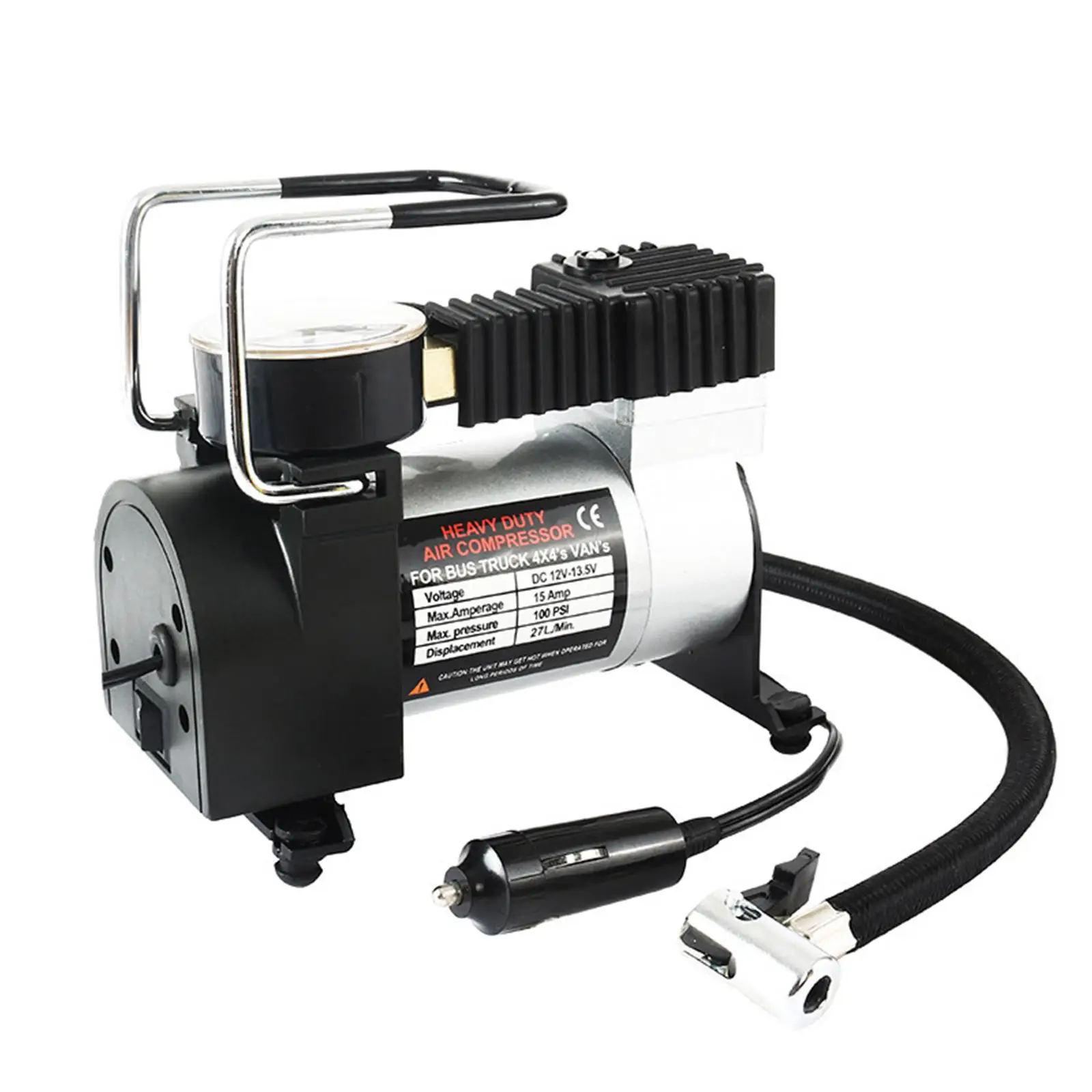 Tire Inflator Portable Compact Auto Accessories Portable Air Compressor High Pressure Electric Pump for Cars Van SUV Trucks