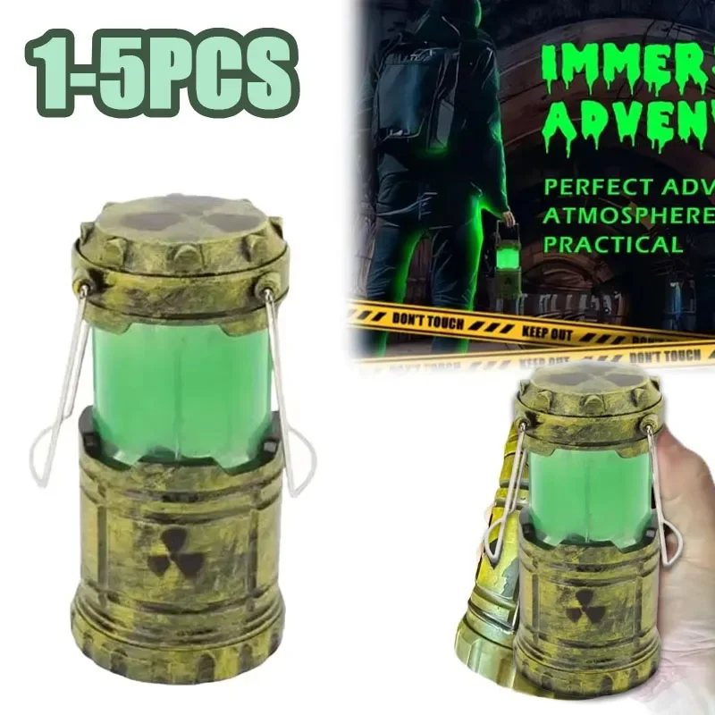 1-5PCS Mini Nuclear Reactor Night Light Small Model Decor Lamp Quirky Bedroom Light Halloween Party Novelty Gift Table Decor