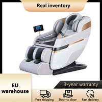 3 Years Warranty 4D SL Track Massage Chair Zero Gravity Massage Armchair Full Body Airbag Massage Sofa Touchscreen Office