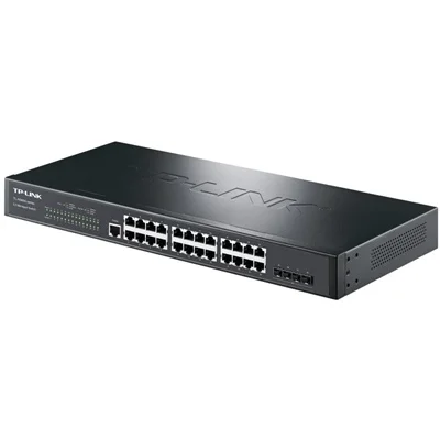 TP-LINK TL-NS650-24G4F Pełny gigabitowy trójwarstwowy przełącznik PoE do zarządzania siecią