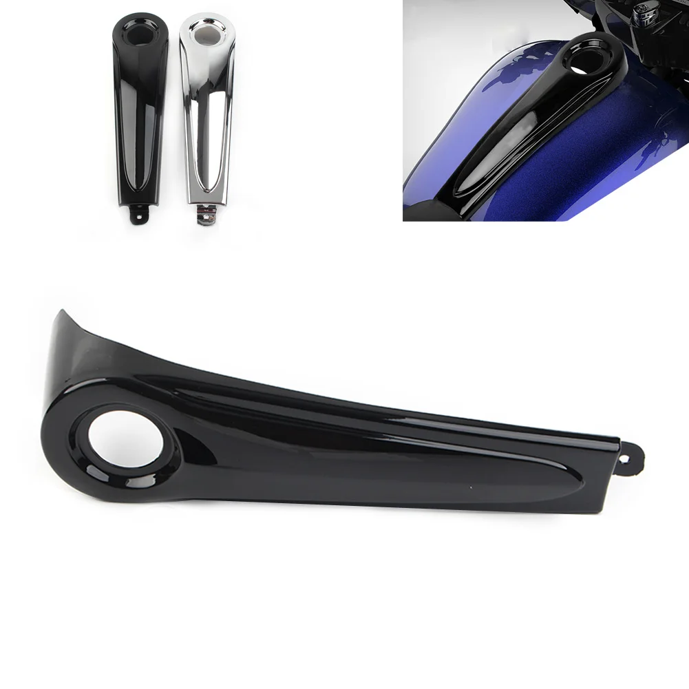 Motorcycle ABS Stretched Dash Panel For Harley Davidson Electra Glide Touring FLHT 1986-2007 Chrome/Glossy Black