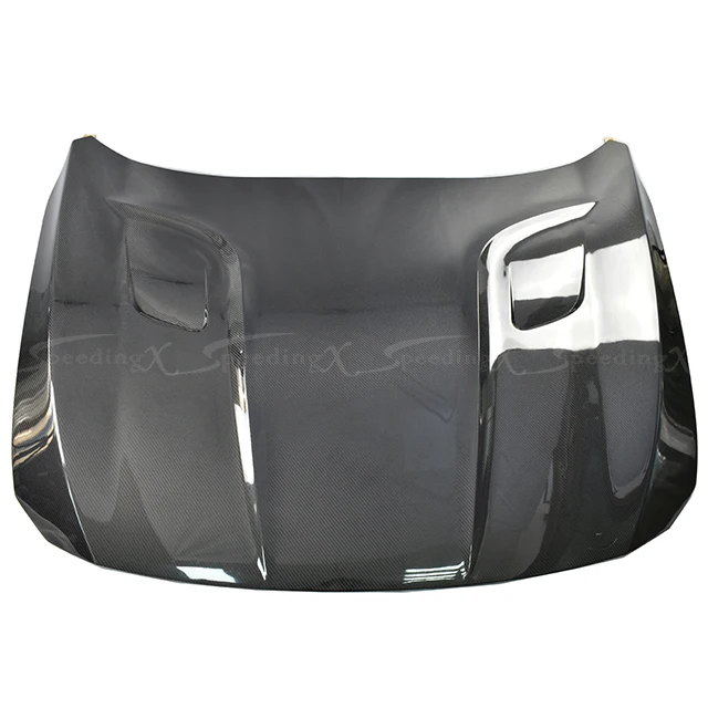 

CUSTOMIZED SPX STYLE CARBON FIBER ENGINE HOOD BONNET FOR 2018-2022 HONDA ACCORD 10TH GEN