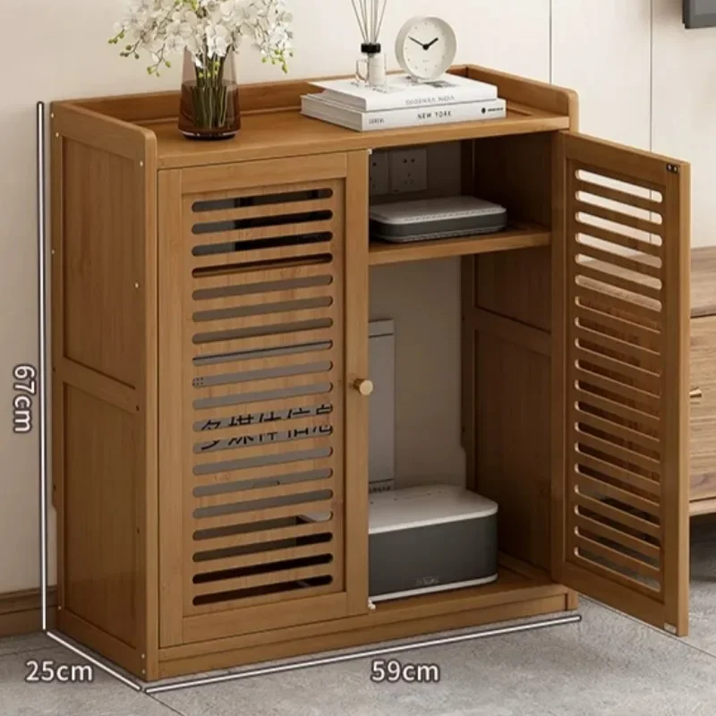 Free-Standing Router Organizer, Spacious WiFi Box Cover, Thickened Panels, Ventilated Design for Heat Dissipation image 5