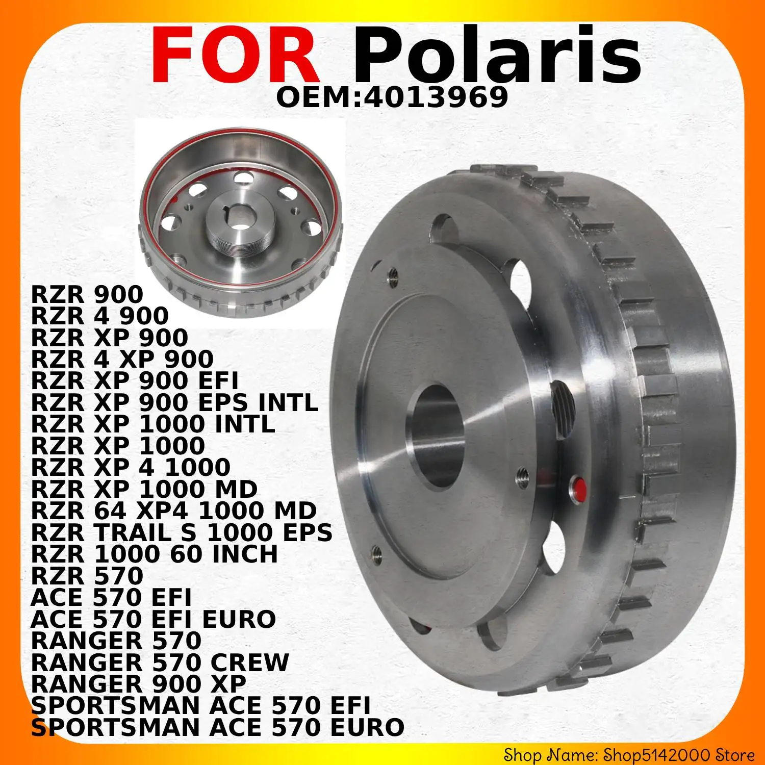 Stator Flywheel Rotor For Polaris Ranger RZR XP 64 XP4 ACE RANGER SPORTSMAN 900 1000 570  OEM :4013969