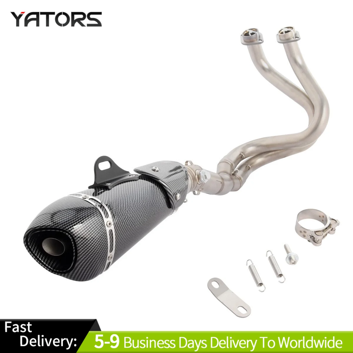 

For Kawasaki Z650 Ninja 650 2012-2023 Full Motorcycle Exhaust Pipe System Header Exhaust Systems