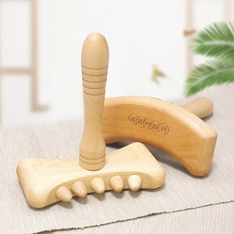 

Wooden Lymphatic Drainage Massager Body Sculpting Tool Wood Therapy Massage Tools for Maderotherapy,Gua Sha,Muscle Pain Relief