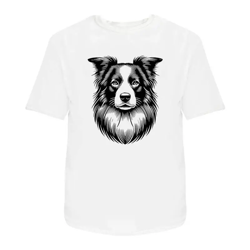 Camiseta de algodón Border Collie Ta048545