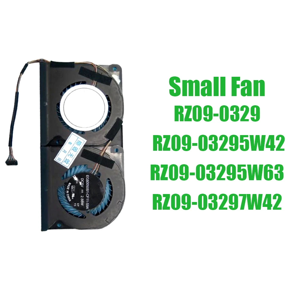 For RAZER For Blade Pro 17 RZ09-0329 RZ09-03295W42 RZ09-03295W63 RZ09-03297W42 DC5V 2.88W Replacement Laptop Fan