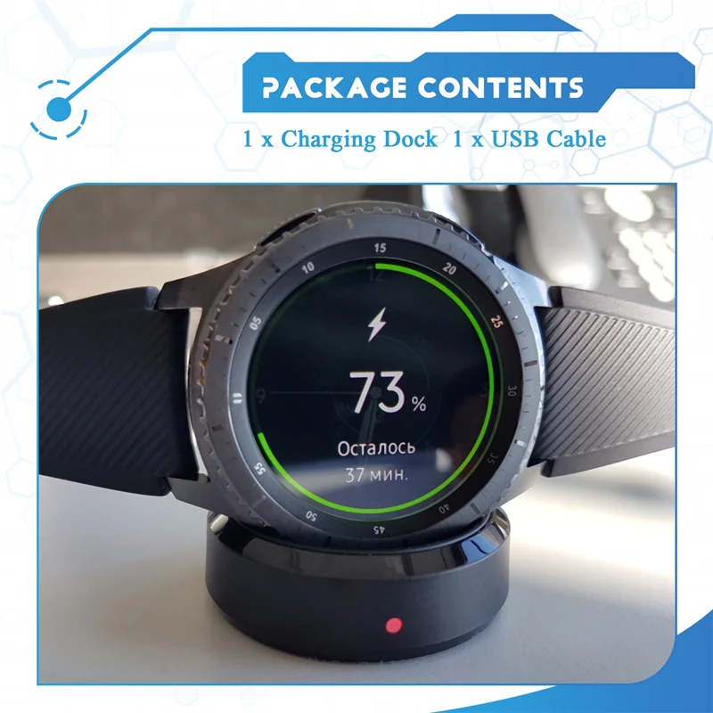

-A15I Wireless Charging Dock Charger Cradle For Gear S3 Smart Watch