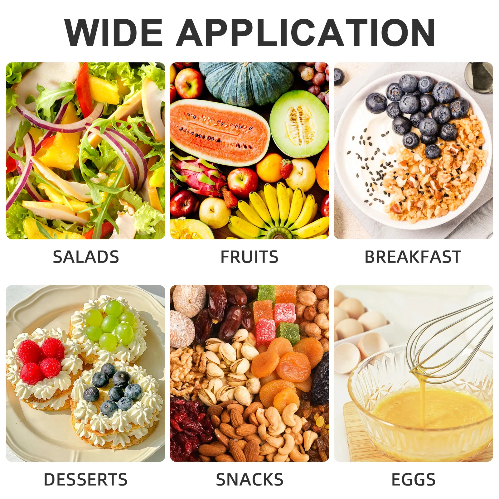 

600Ml Salad Bowl Transparent Dessert Bowls For Fruit Ice Cream Snack Storage Multi-Function Trifle Dish Kitchen Barware