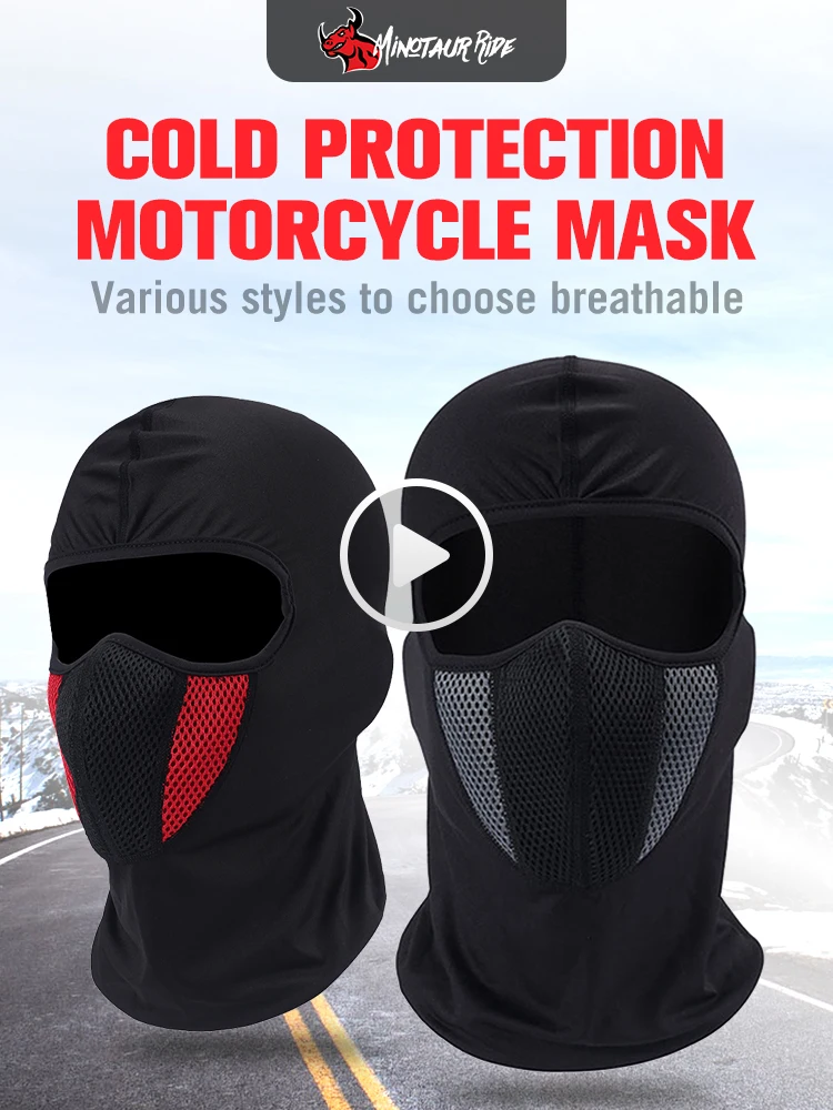 AliExpress HEROBIKER New Motorcycle Face Mask Off-road Motorcycle Hood Bicycle Breathable Windproof Dustproof Riding Face Mask