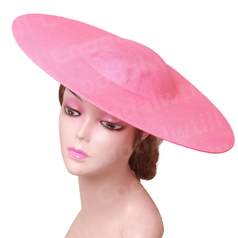 

40CM Big Fascinators Base DIY Hair Accessories Hat Women Derby Wedding Headpiece Ladies Church Race Chapeau Cap Supplies