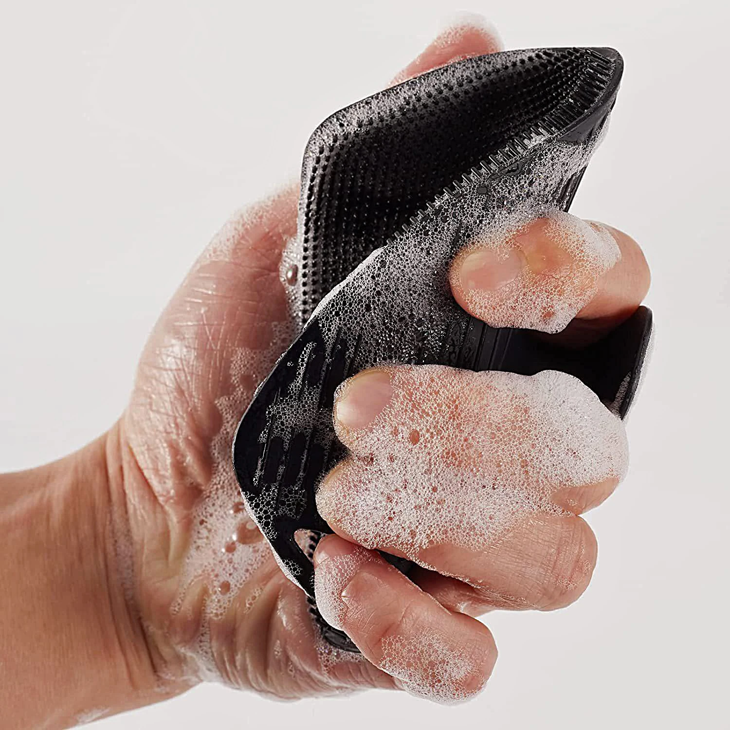 1pc Weiche Silikon Peeling Pinsel Reiniger Manuelle Körper Reinigung Wäscher Dusche Sanfte Massage Bad Pinsel Für Männer