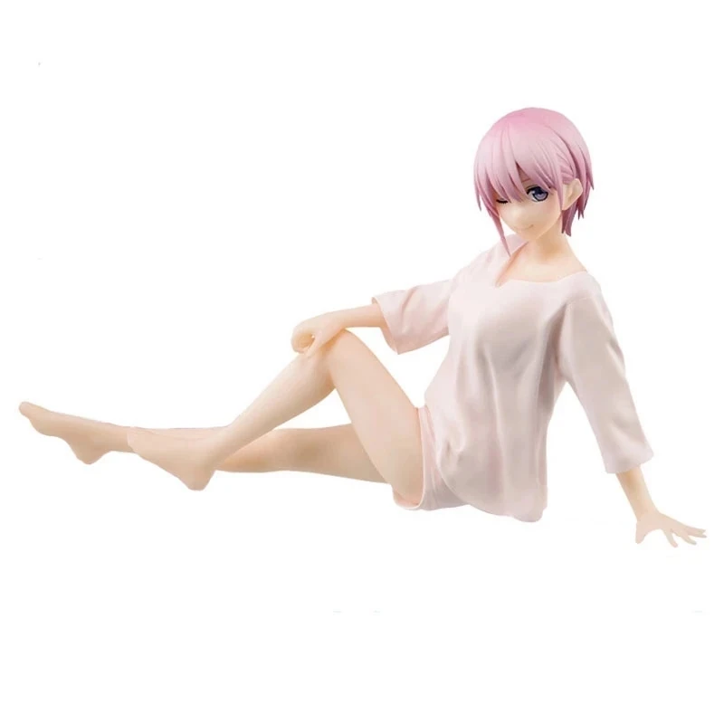 11-22CM Anime Figure The Quintessential Quintuplets Miku Purple Long Sleeve Pajamas PVC Model Dolls Toy Gift Collect Box