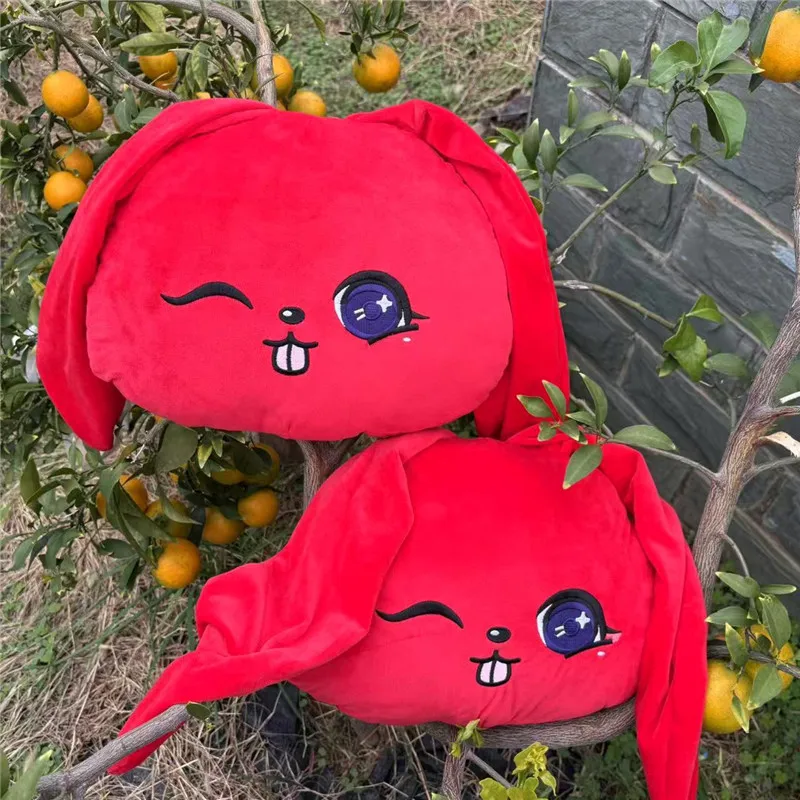 35CM New Kpop Korean SongYuqi Red Rabbit Lovely Cartoon Big Figure Home Cushion Display Fans Gifts Collection