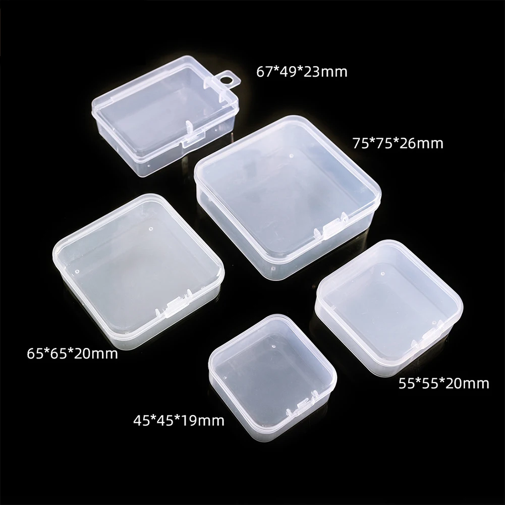 New Quality Fishing Box Organiser Storage Tool Box Transparent Waterproof 5 Sizes Accessories Baits Compartment