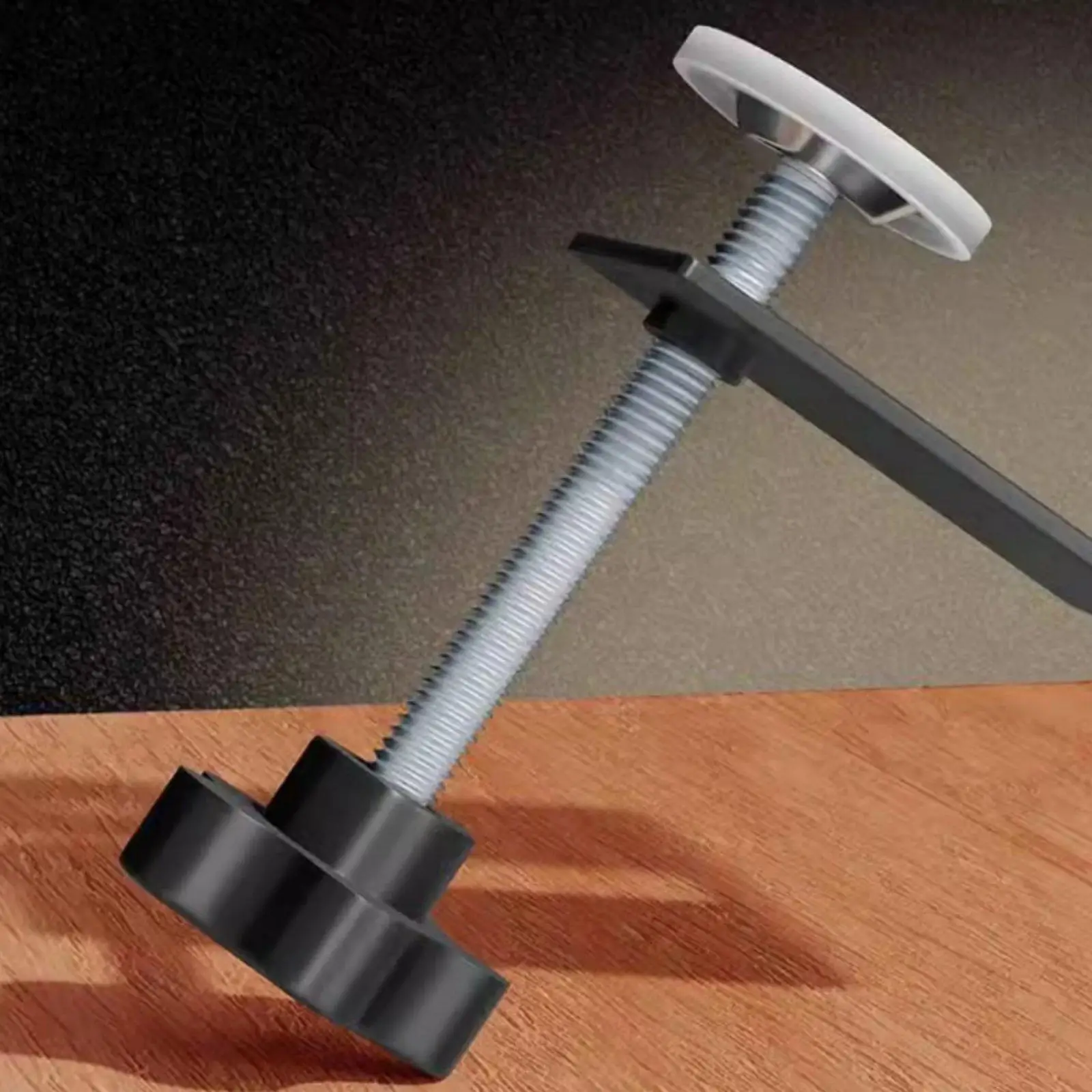 Precision Drawer Installation Clamp for Cabinet Makers Carbon Steel Fast Clip with Shielded Pad for Scratch Free Furniture Work