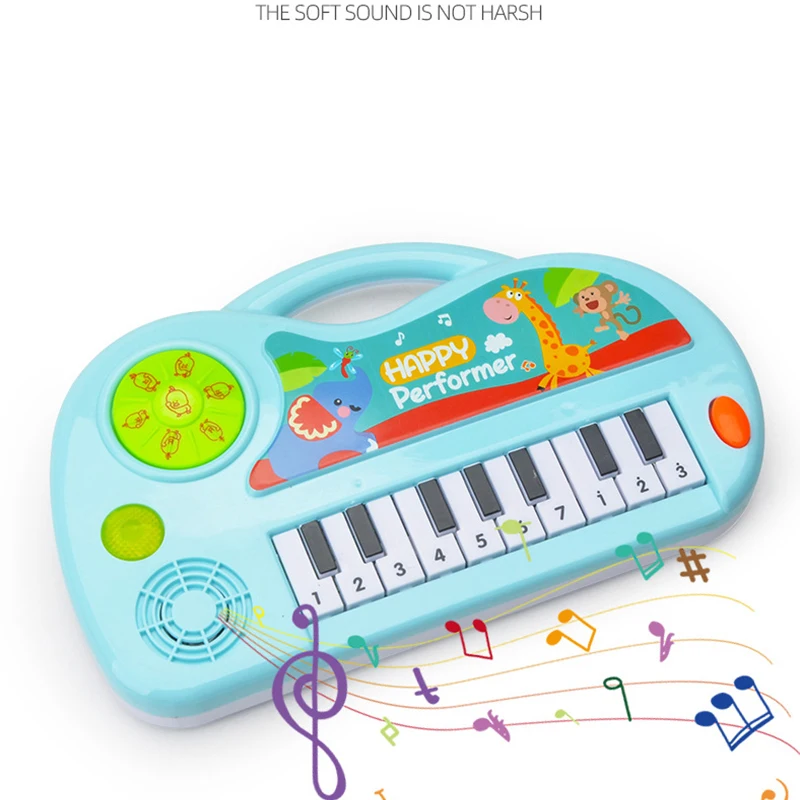 Juguete Musical de Piano para niños, teclado electrónico educativo de órgano, instrumento Musical para bebé, regalos para niños