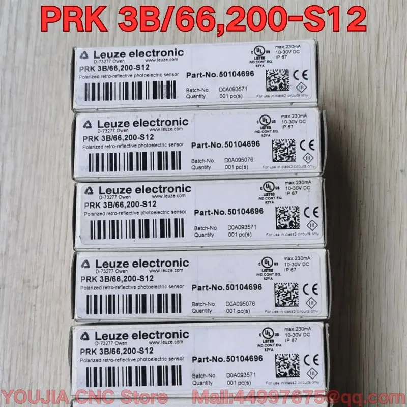 New PRK 3B/66,200-S12 photoelectric sensor