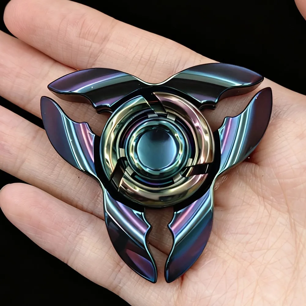 FatboyEDC serpent ailé Fidget Spinner soulagement du Stress jouet Fidget jouets pour adultes tempête titane trois lames Fidget Spinner