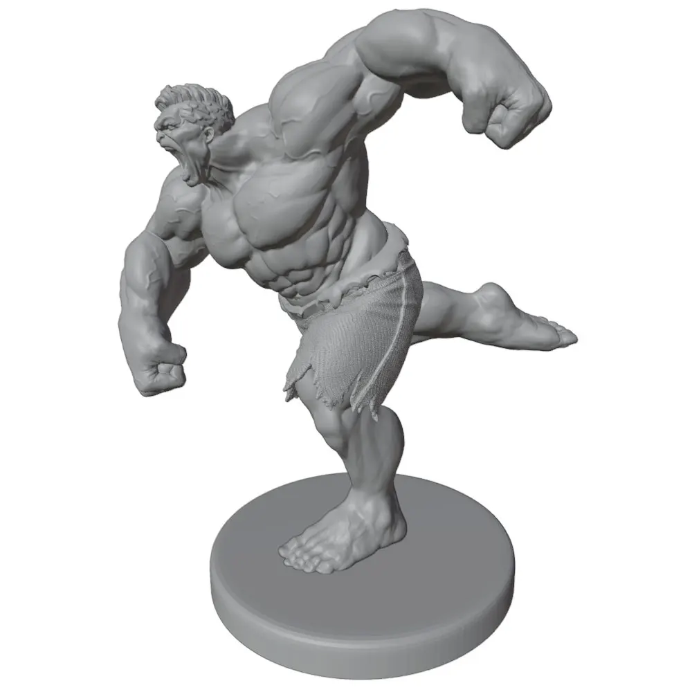 1/24 Anime Character Statue GK Miniature 3D Printed Gray Model Figurine DIY Doll Model Unassembled And Unpainted