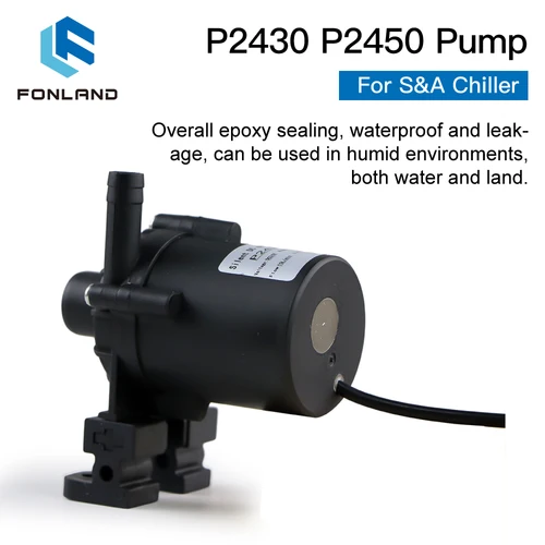 Imagen 2 del producto Bomba de agua FONLAND P2430 P2450 para enfriador industrial S&A CW3000 TG(DG) CW5000 TG(DG) CW5200 TH(DH)