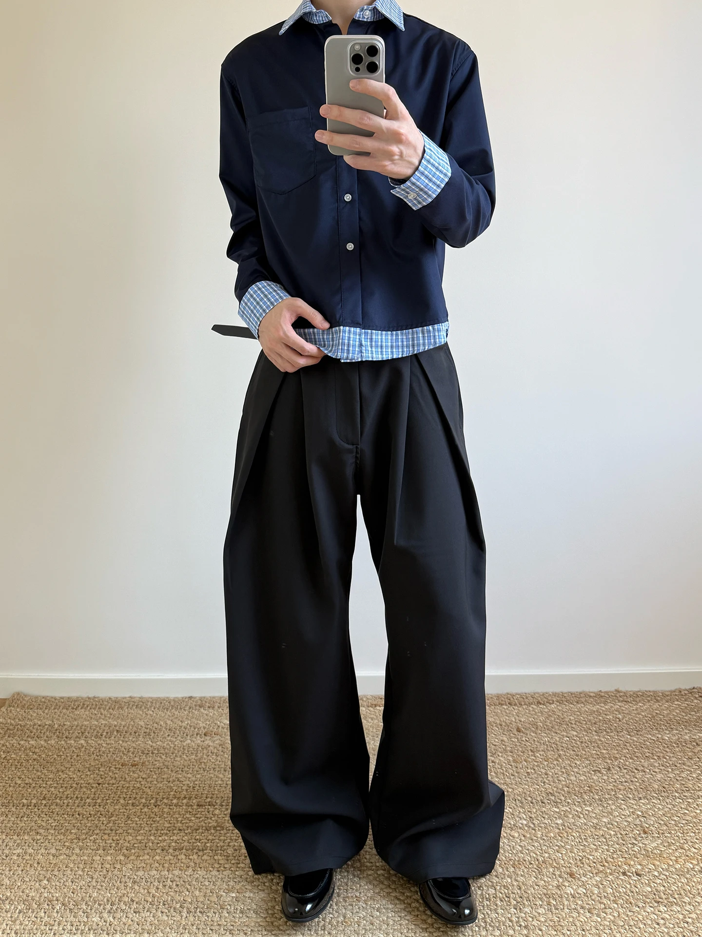 

Cleanfit American High Street с двойными складками, свободные прямые повседневные брюки, драпированные универсальные прямые брюки West