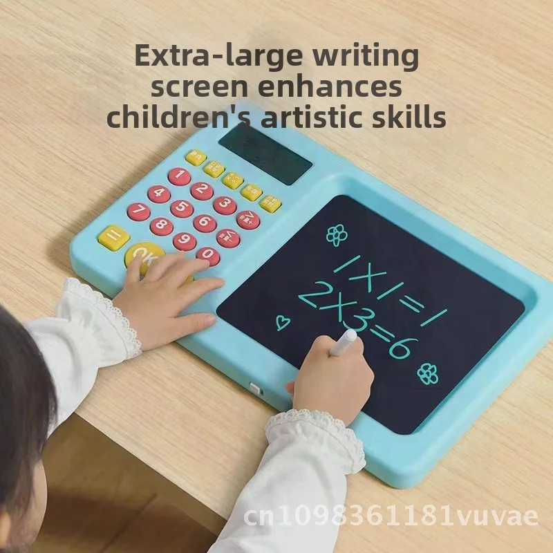 Tablero de escritura LCD para niños, máquina de aprendizaje de aritmética Oral, tableta de entrenamiento de matemáticas, juguete educativo interactivo recargable
