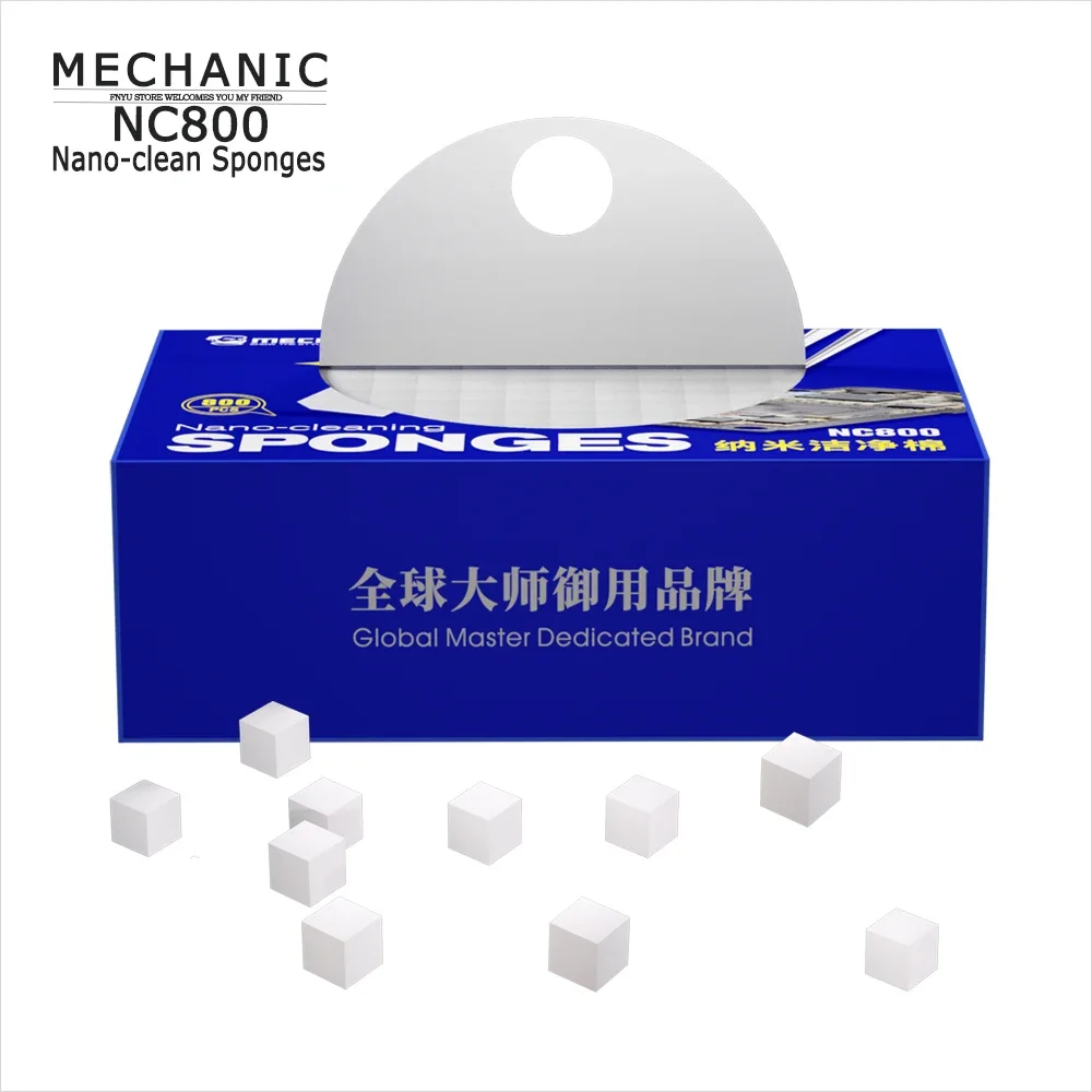 MECHANIC NC800 Nano-clean Sponges Strong Decontamination Wear-resisting for Main Board Technological Clean High-density Sponge