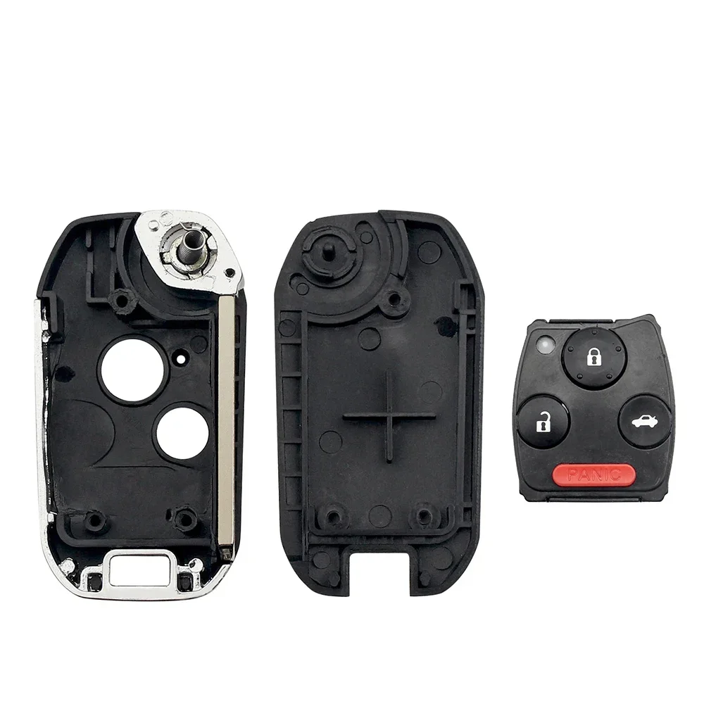 KEYYOU Blade 3+1 2+1 2/3 4 Buttons Modified Folding Flip Remote Key Shell Cover For Honda Odyssey Rigeline Accord CRV Civic