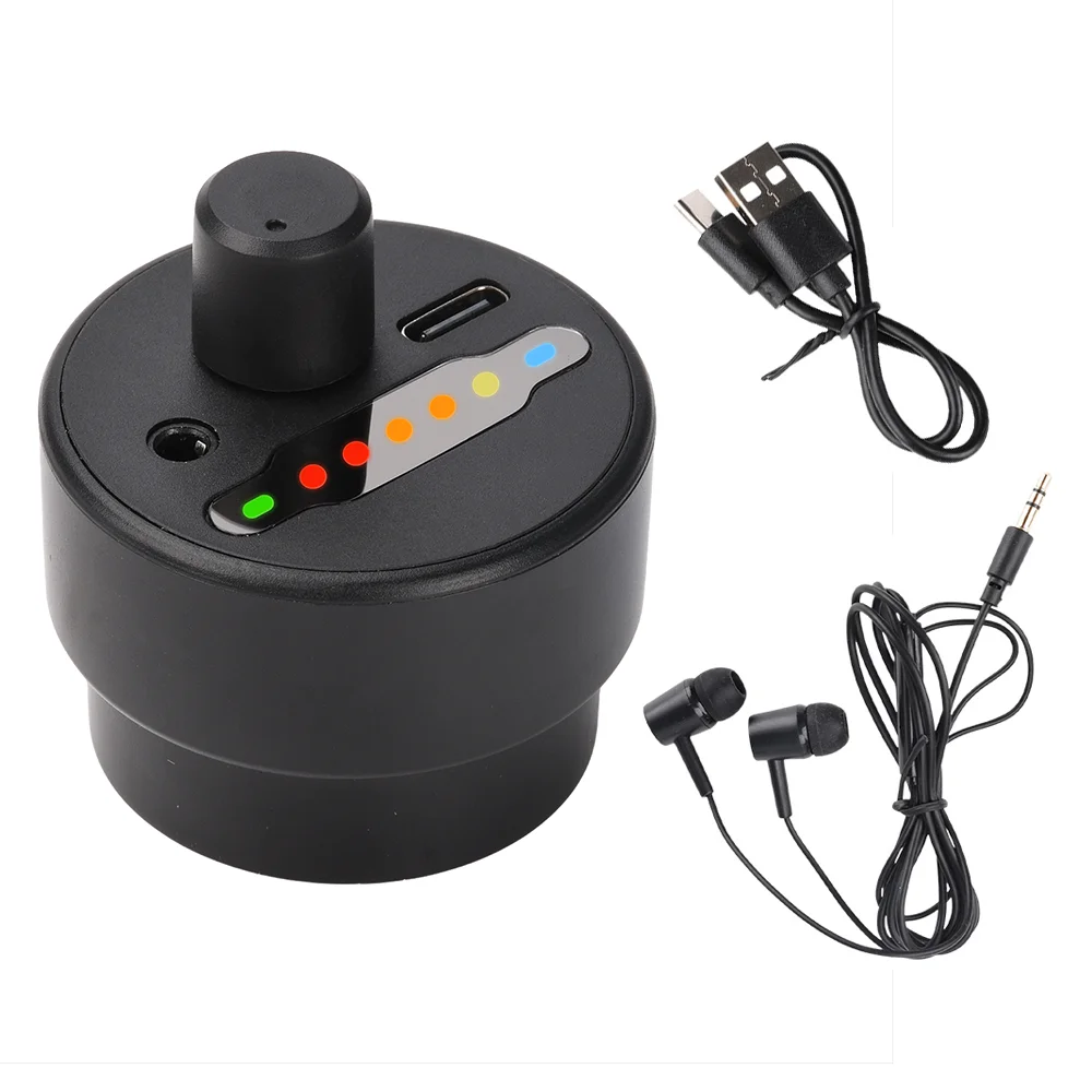F03 High-Sensitivity Pipe Leak Locator Water Pipe/Underfloor Heating Acoustic Source Strength Receiver Detector Type C Interface