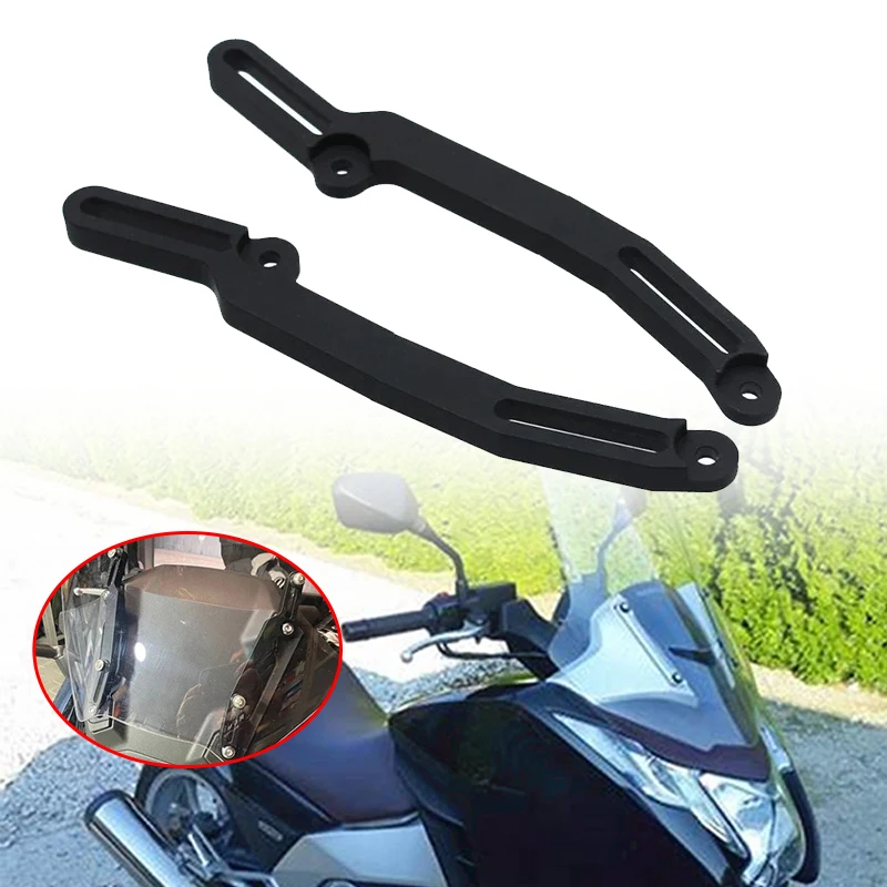 Motorcycle Accessories NC700 D Windscreen Adjusters Aluminum Windshield Bracket Fit For HONDA NC700D NC 700D NC 700 D 2020-2022