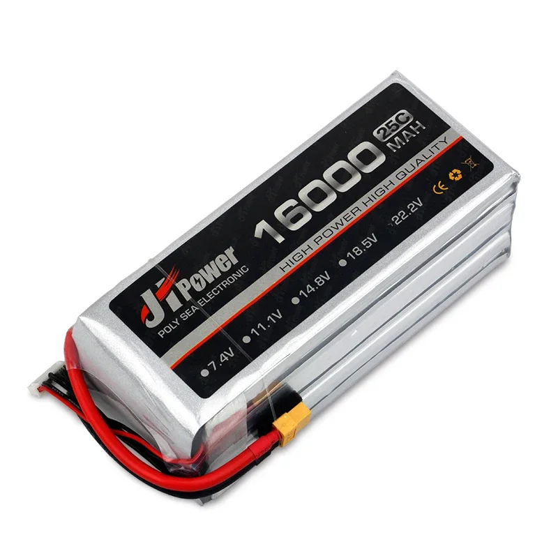 LiPo 3S 4S 5S 6S 16000mAh RC LiPo Battery 11.1V 14.8V 18.5V 22.2V  25C for RC Car Helicopter Boat RC Drone xt60 XT90 EC3 EC5