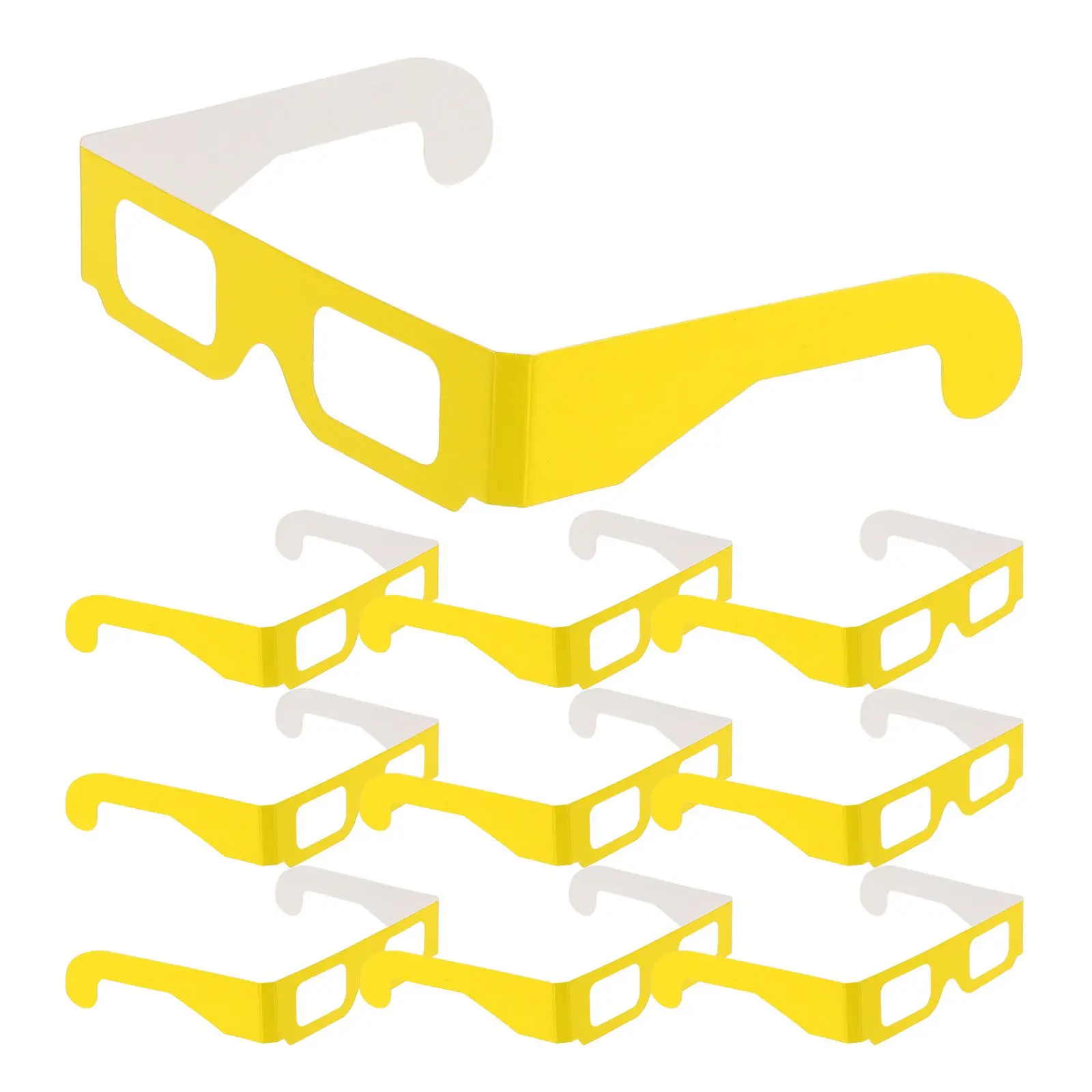 

20 Pcs Glasses Rainbow Diffraction Bachelorette Party Accessories Festival Sunglasses LED Neon Style Glow Effect