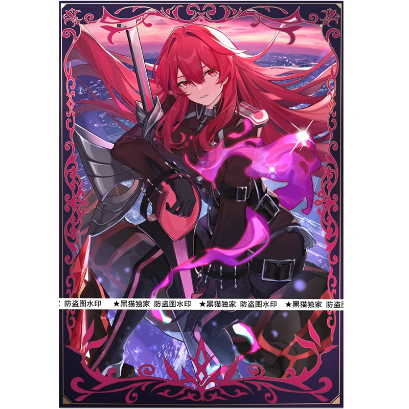 

60 шт./компл. Ю-Ги-О! Рукав для флэш-карты Exosister Carme PTCG OPCG, коллекционная карта аниме, защитный чехол, подарочная игрушка 63*90 мм