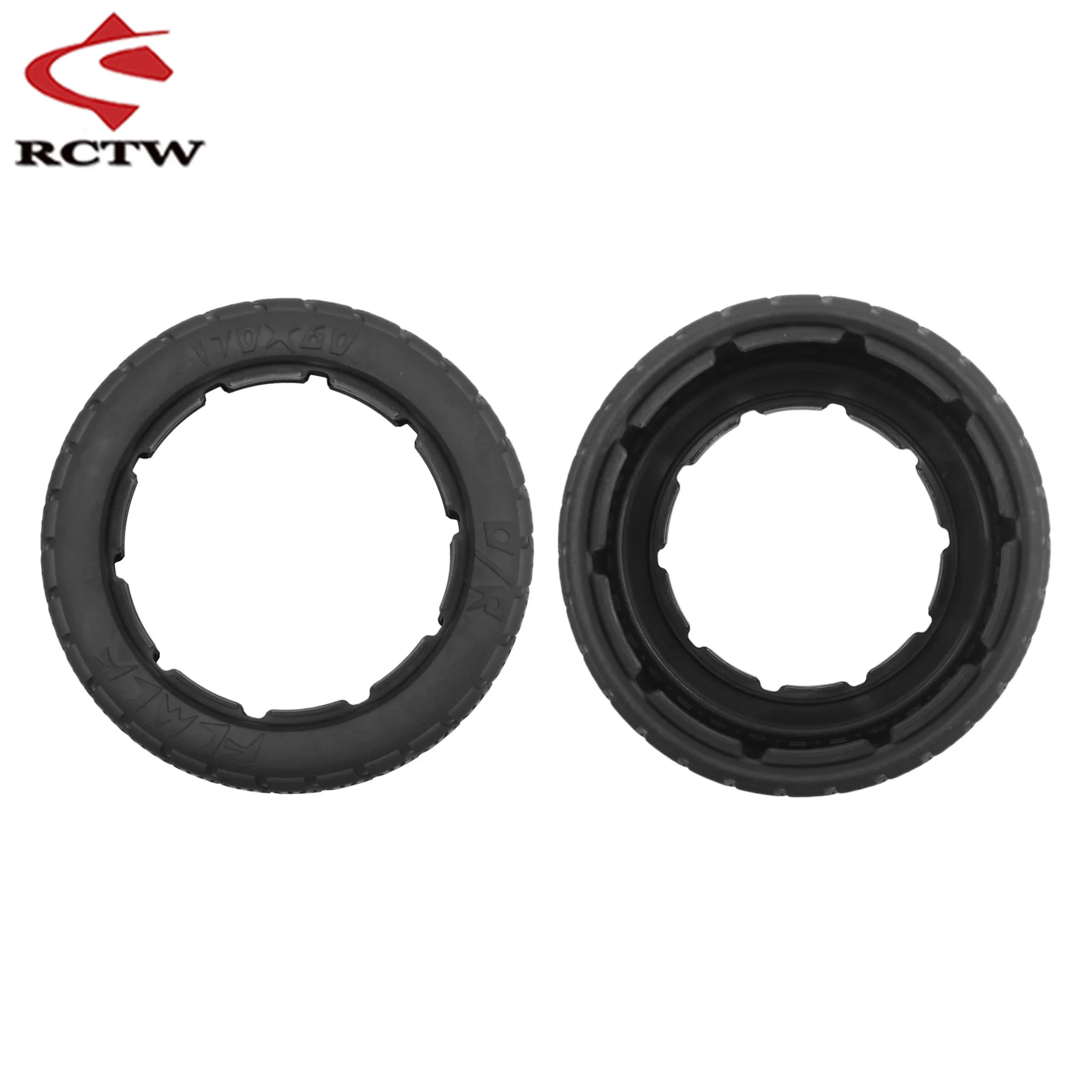 Stiffener Front or Rear on Road Tyre Skin Kit for 1/5 Hpi Rofun Baha Km Rovan Baja 5B Truck Spare Toys Parts