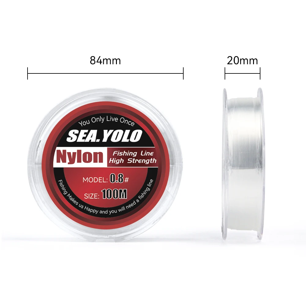 Yolo Sedal de pesca nylon resistencia extrema para vinilos y jigs - imagen 5