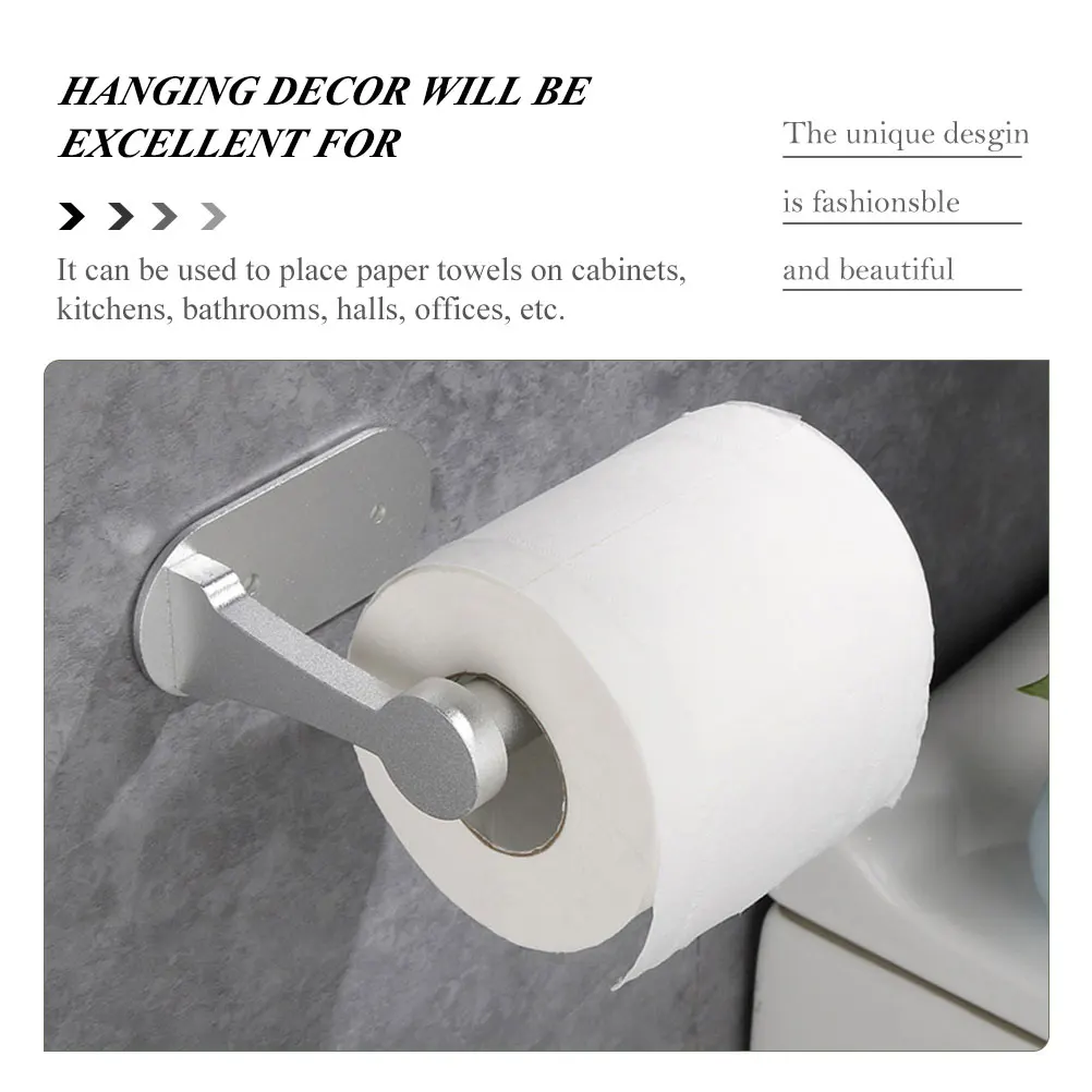 

Space Aluminum Wall-Mounted Toilet Paper Holder Bathroom Paper Towel Holder Tissue Rack Home Supply Home Accessory
