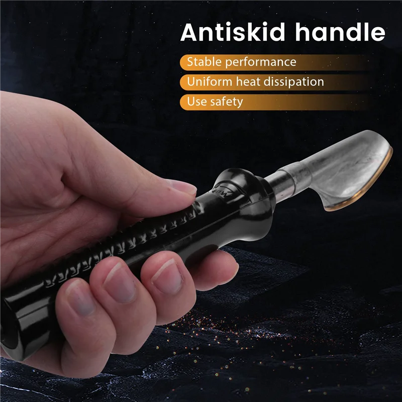 

Electric Soldering Iron With Plastic Handle Flat Tip For Car Bumper Repair Hand Welding Tools EU Plug-AT30