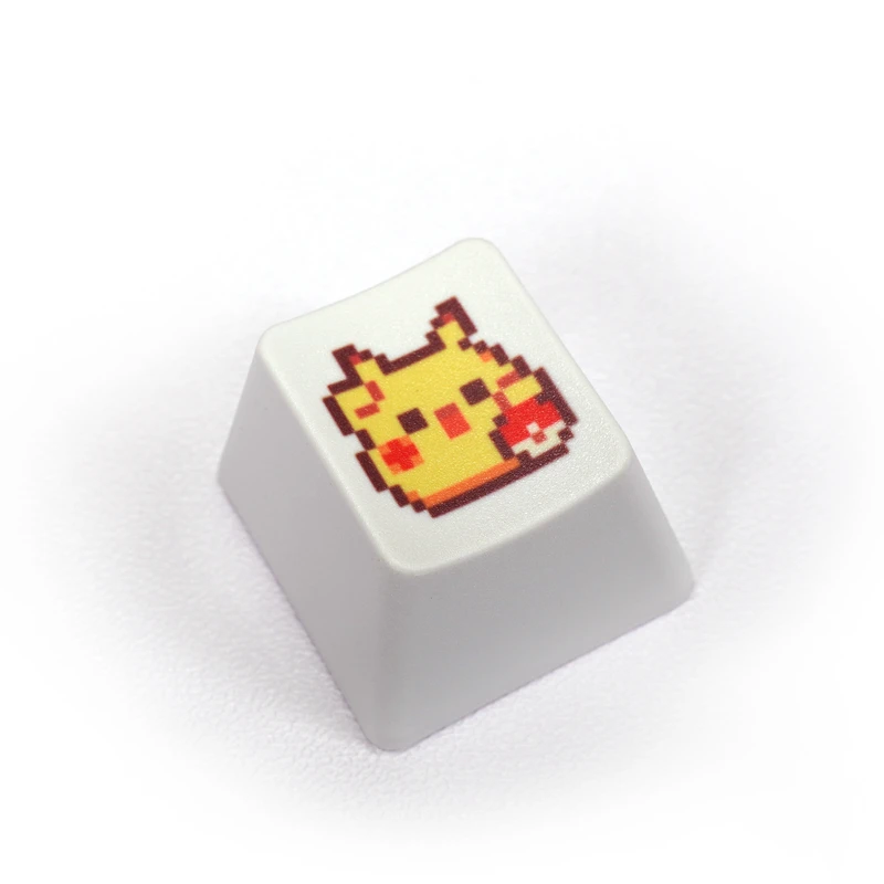 Esc Keycap Persoonlijkheid Pixel Wind Leuke Cartoon Gelukkige Kat Custom Ome Profiel R4 Pbt Materiaal Toetsenbord Cap