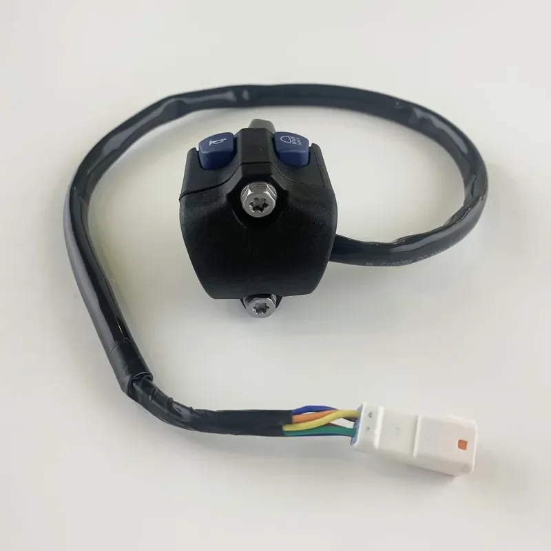 for Hengjian S7 Motorcycle High Low Beam Switch Light Flameout Button Modification Accessories